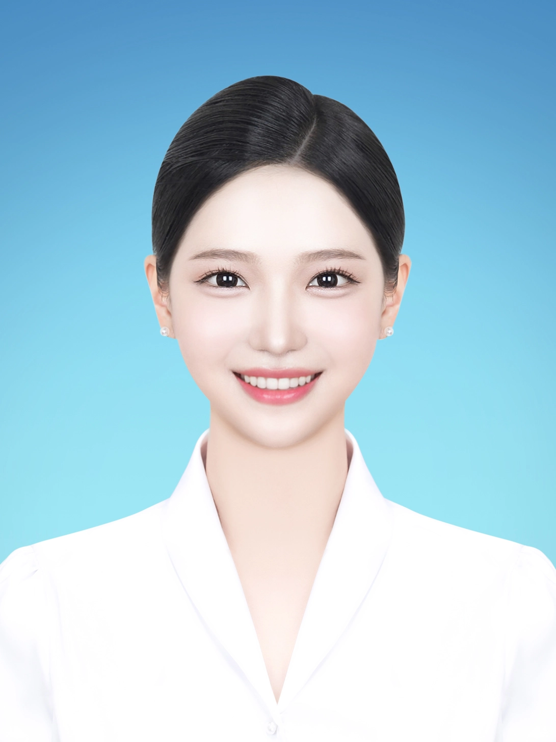 증명사진 배경샘플 17 · 흰색 계열