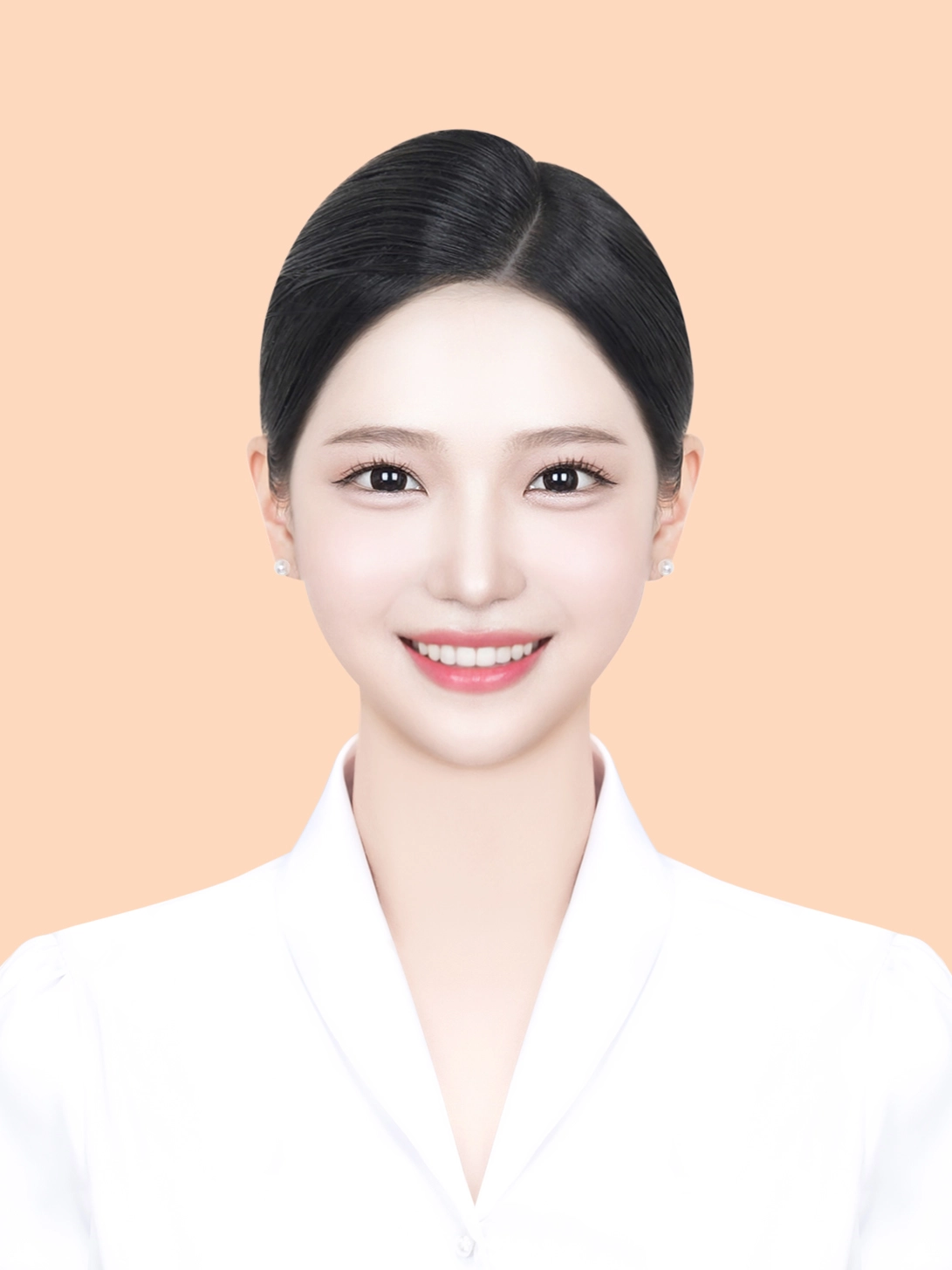 여권사진 배경샘플 44 · 흰 배경 규격
