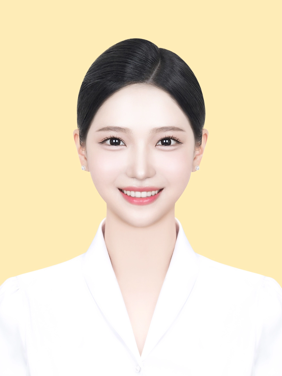 여권사진 배경샘플 52 · 흰 배경 규격
