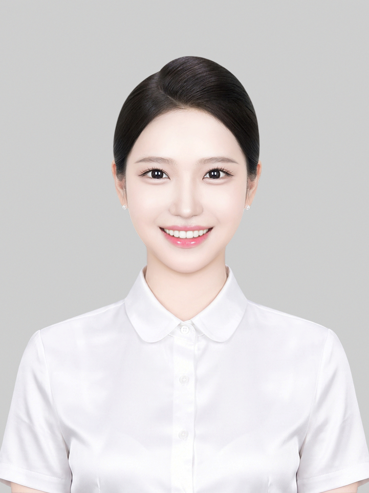 승무원사진 의상샘플 5 · 스튜디오에 준비된 정장