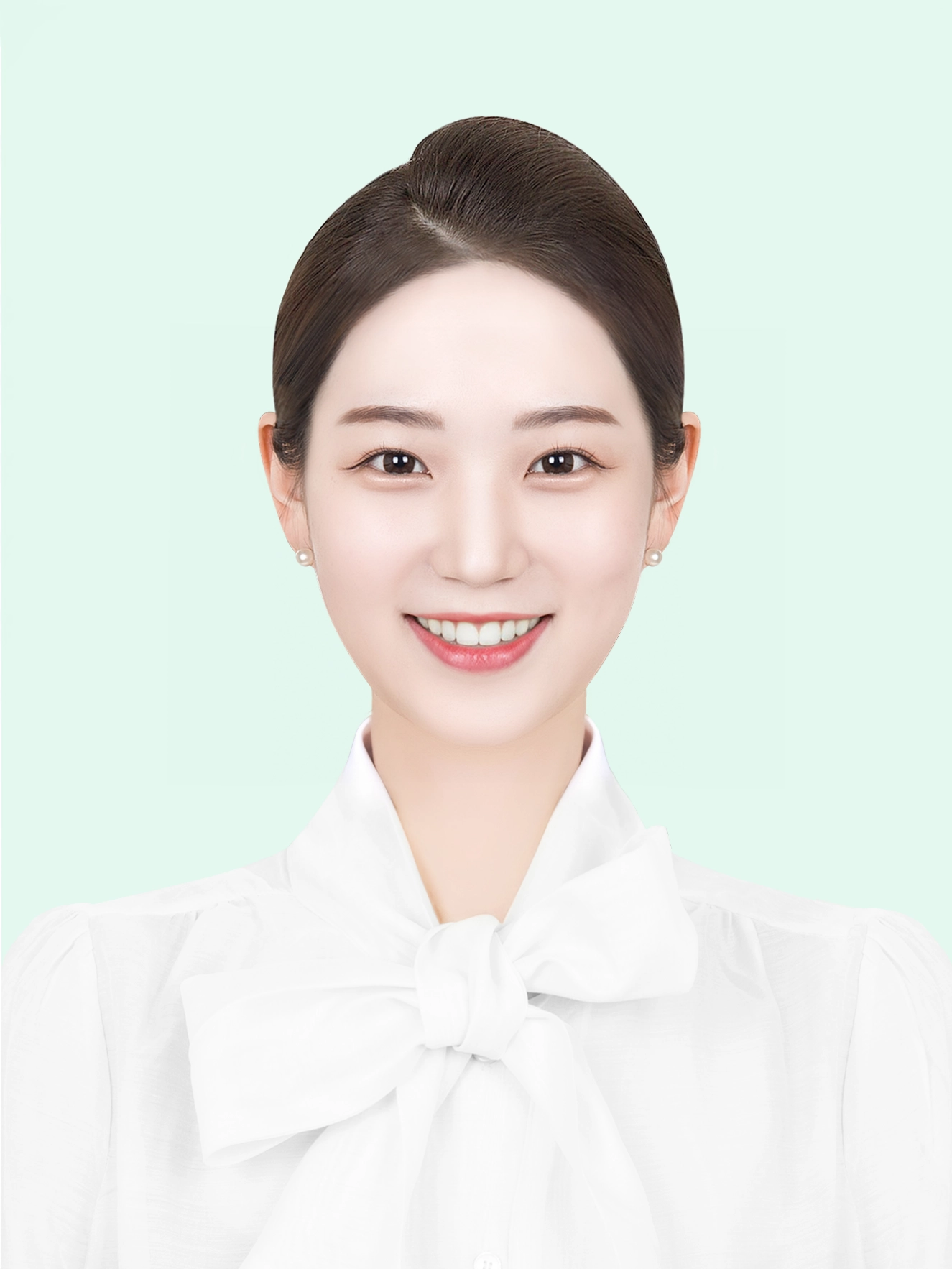 승무원사진 완성샘플 4 · 국내 항공사 지원용 증명 규격