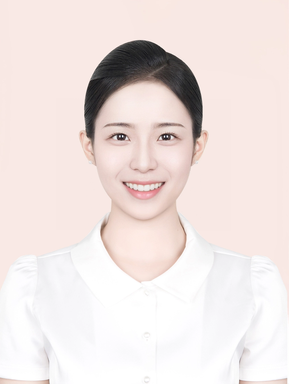 객실승무원 지원 증명사진 75 · 엘리자베스서울 헤어 메이크업
