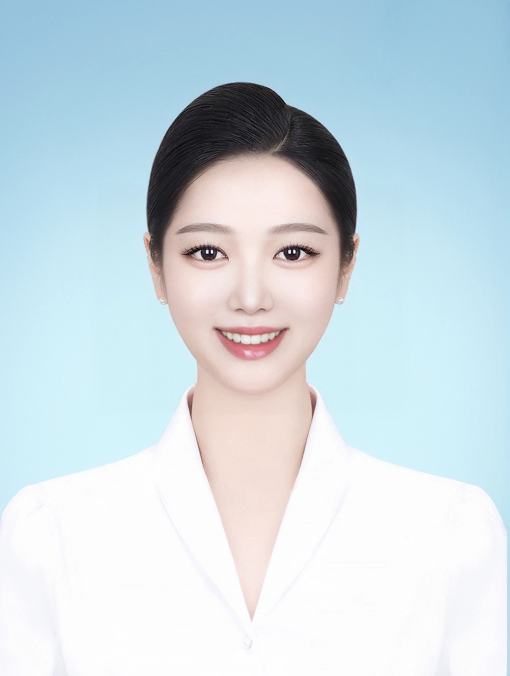 객실승무원 지원 증명사진 103 · 엘리자베스서울 헤어 메이크업