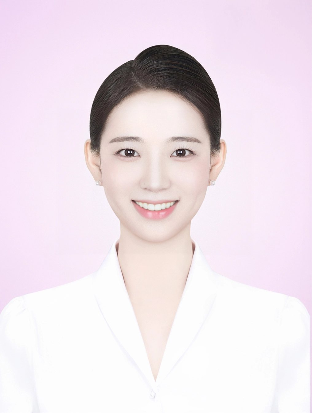 승무원사진 157 · 머릿결을 한 올씩 다듬은 결과