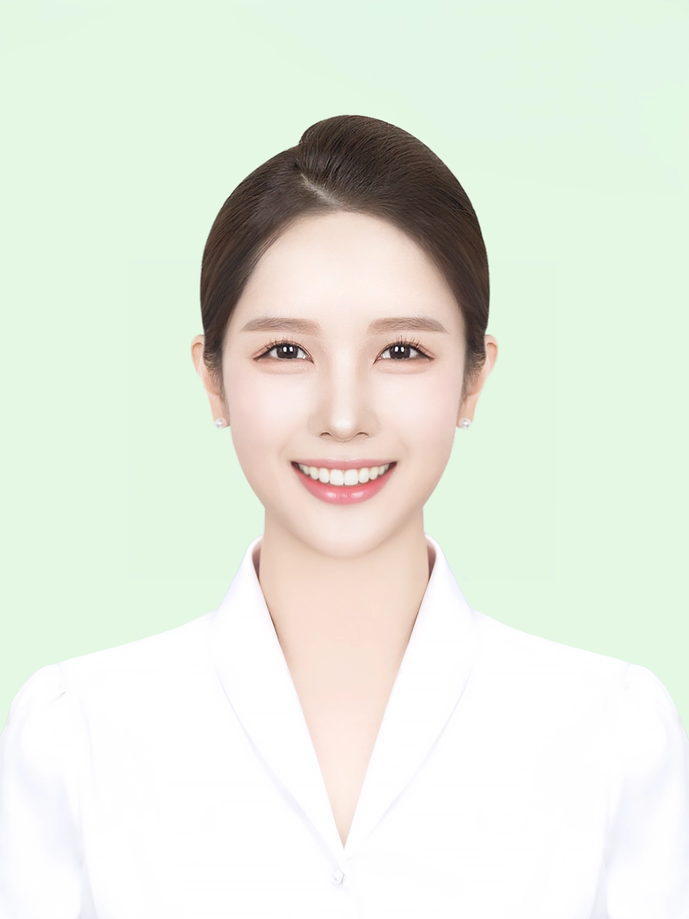 취업사진 210 · 피부 결을 남기고 톤만 고르게 잡은 작업