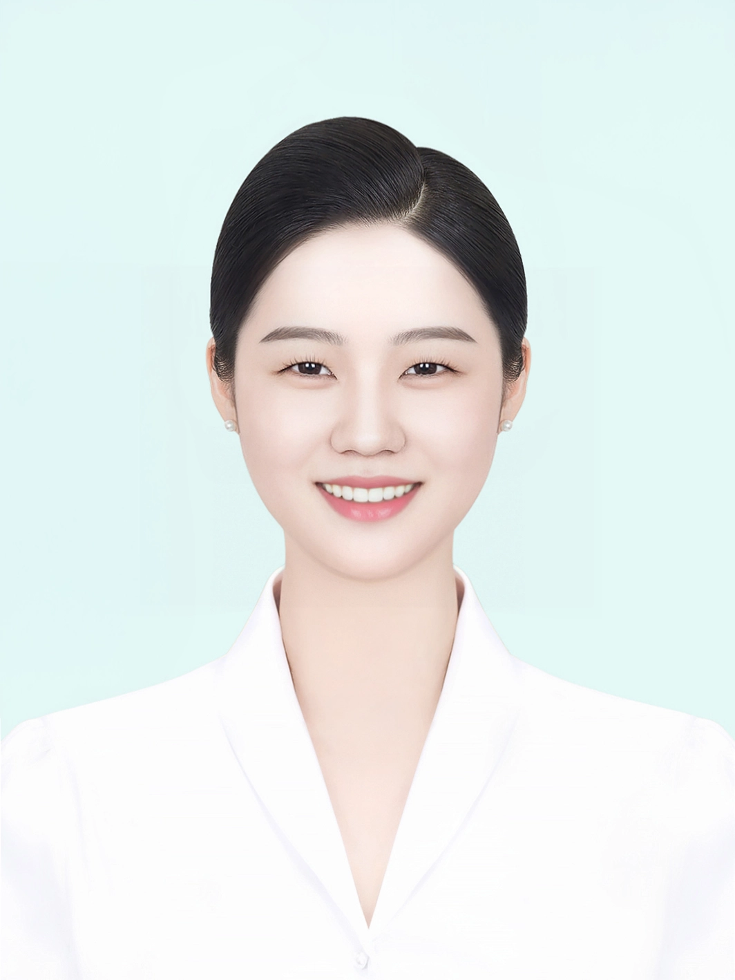 스튜어디스 사진 218 · 항공사 규정에 맞춘 상반신 증명