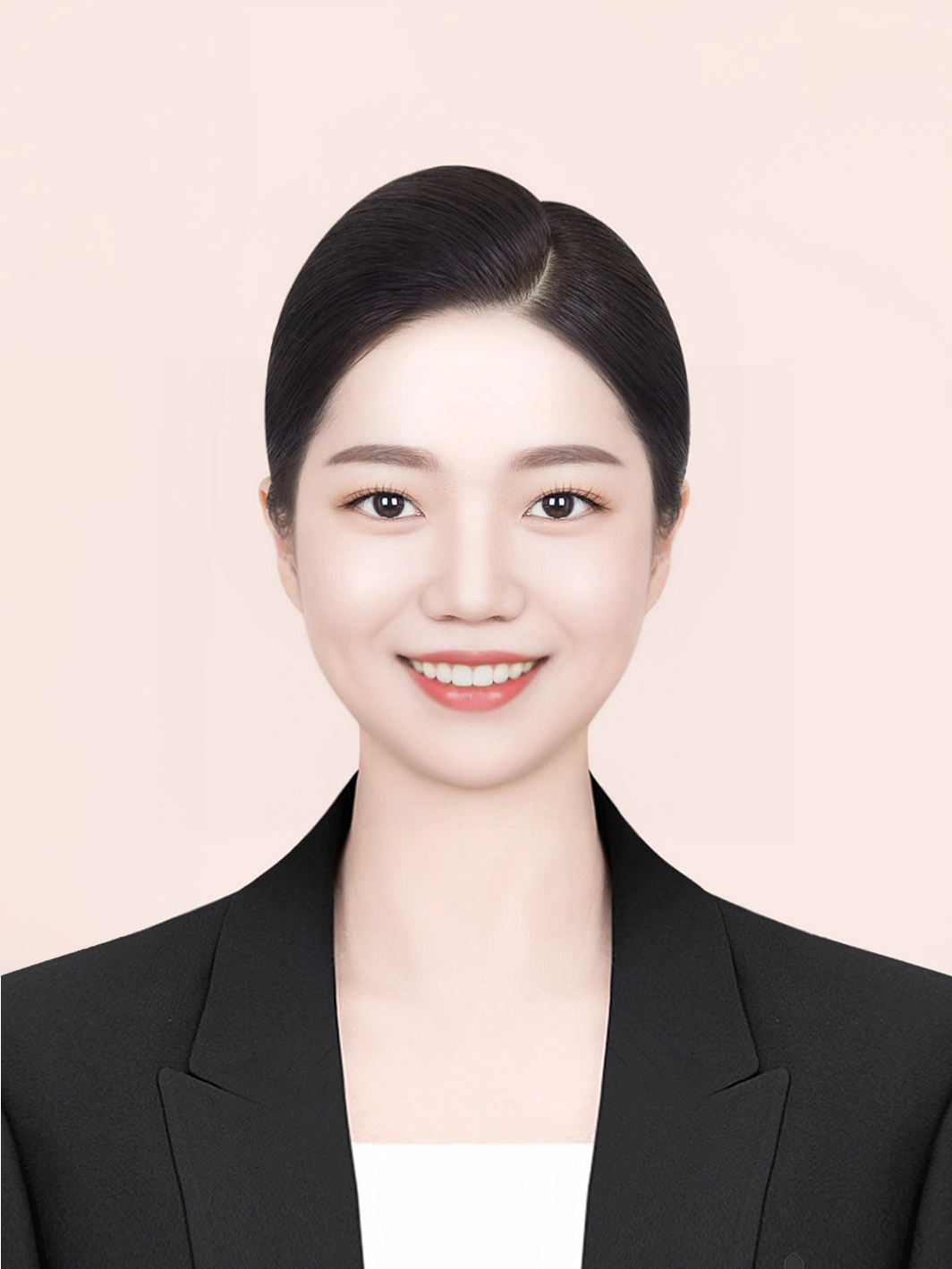 승무원 취업사진 220 · 헤어와 메이크업을 리터칭으로 완성