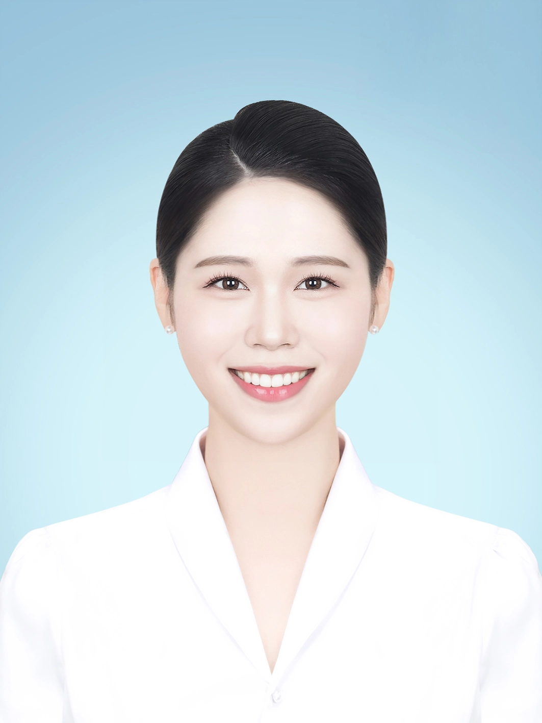 승무원사진 완성샘플 230 · 국내 항공사 지원용 증명 규격