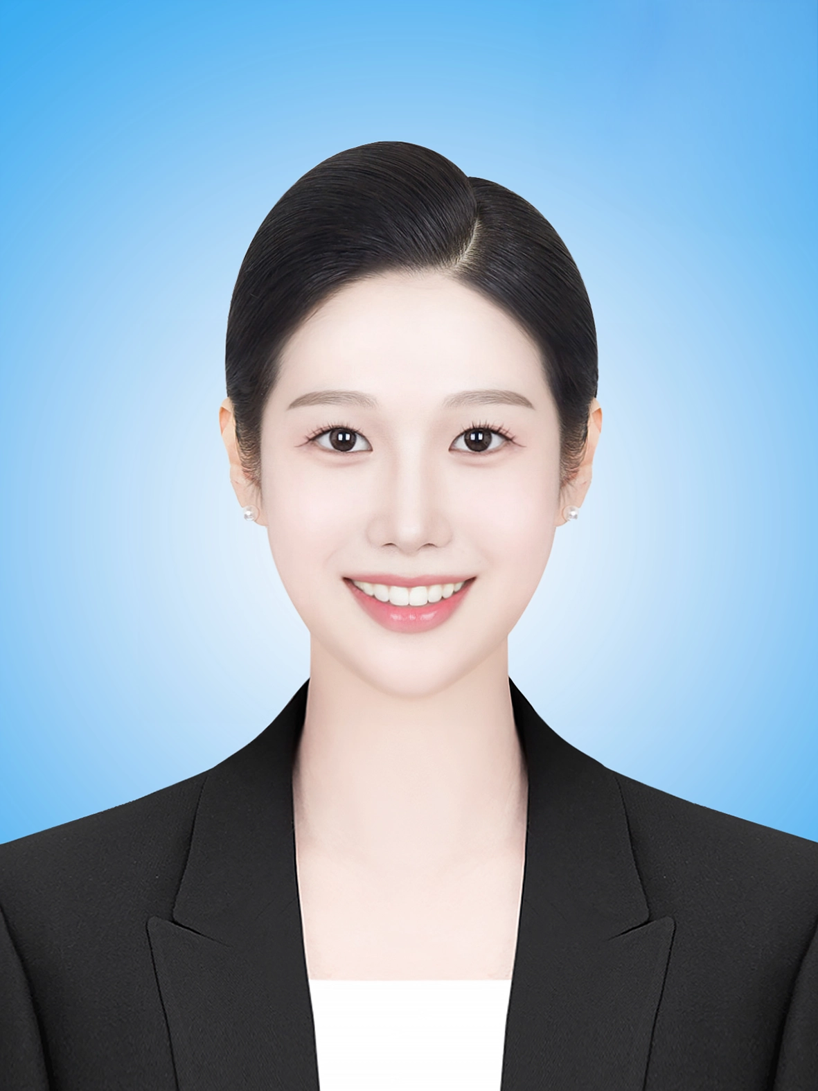스튜어디스 사진 260 · 항공사 규정에 맞춘 상반신 증명