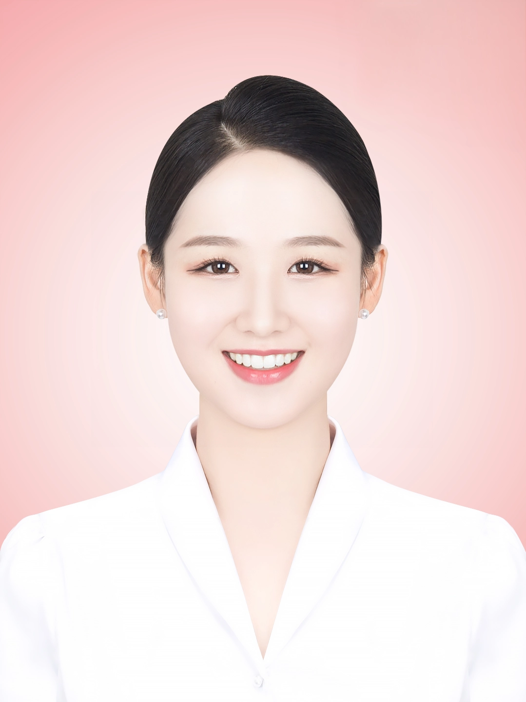 취업사진 295 · 피부 결을 남기고 톤만 고르게 잡은 작업
