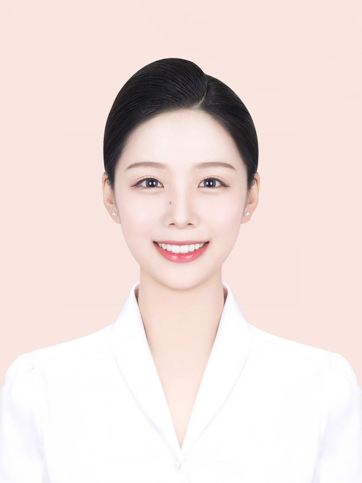 이력서사진 완성샘플 351 · 서류에 넣는 증명 규격