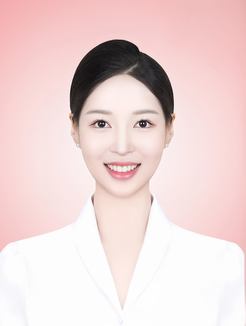 이력서사진 완성샘플 407 · 서류에 넣는 증명 규격